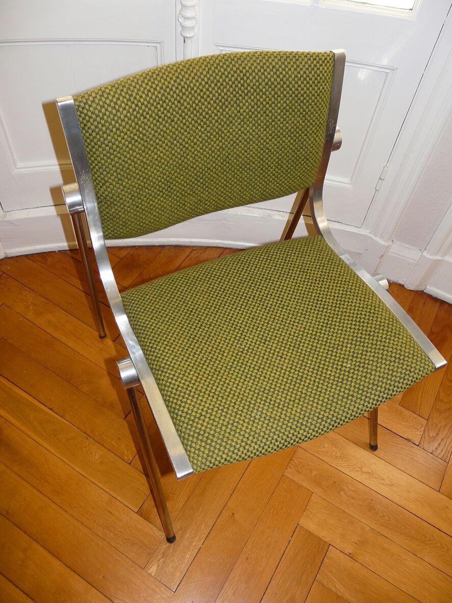 Set of 4 chairs Vaghi Uno Italian design from the 60-70 years