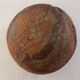Spherical terracotta two-tone degreasing limestone XXth Africa