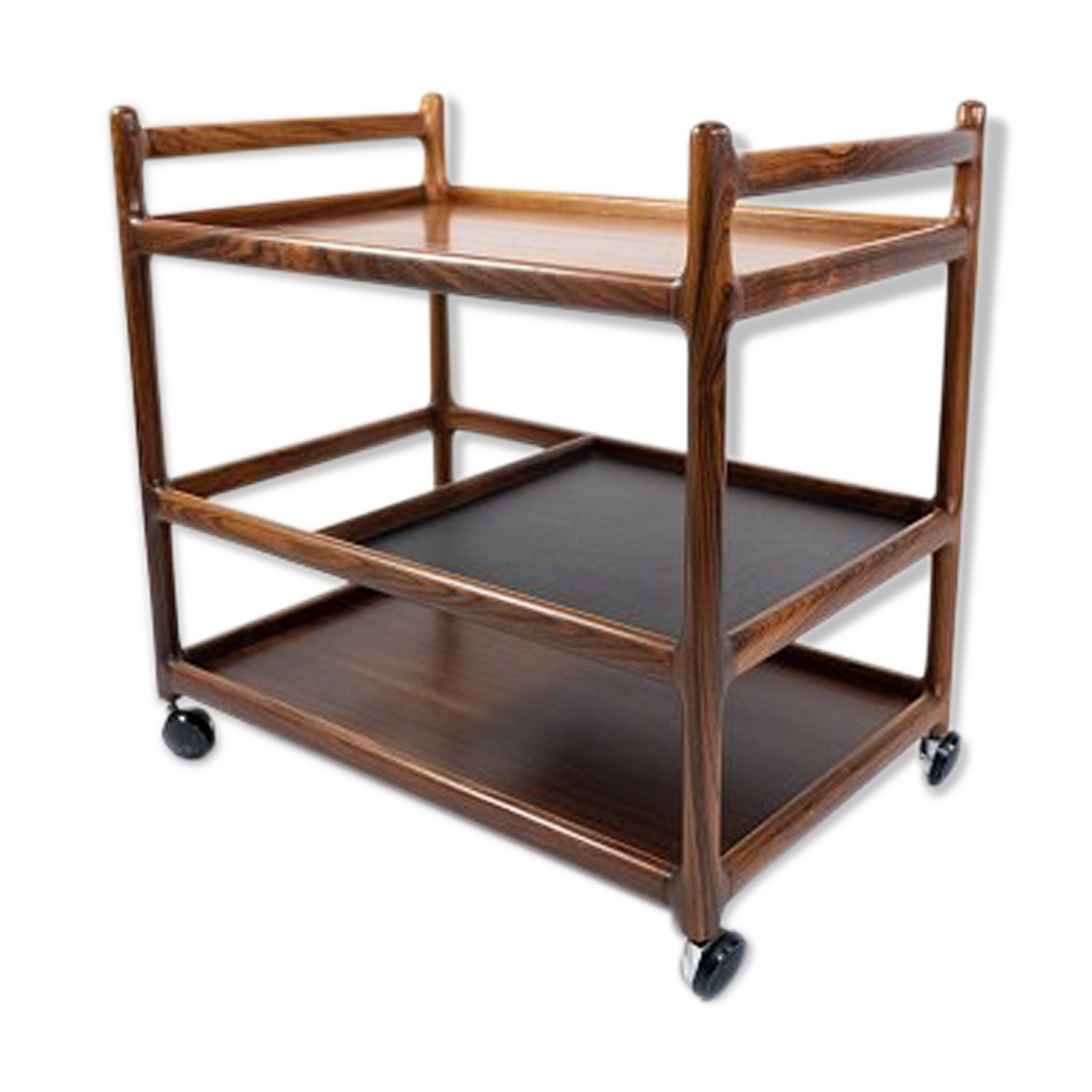 Trolley table in rosewood designed by Johannes Andersen, 1960s