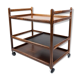 Trolley table in rosewood designed by Johannes Andersen, 1960s