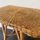 Vintage rattan coffee table