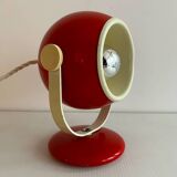Red 70s eyeball table lamp
