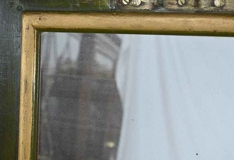 Small Painted Oak Dressing Table, Louis XV style – Late 18th century