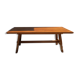 Farm table in blond oak