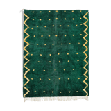Modern Moroccan carpet green