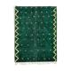 Modern Moroccan carpet green