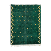 Modern Moroccan carpet green