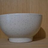Speckled blue sandstone bowl