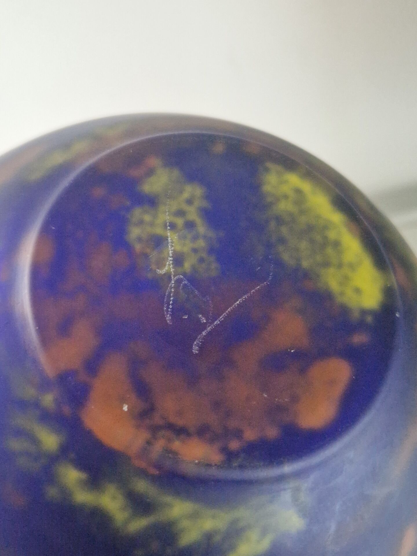 Art Deco round vase DLG Muller