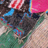 Carpet ancient azilal vintage Moroccan Berber 290 x 125 cm