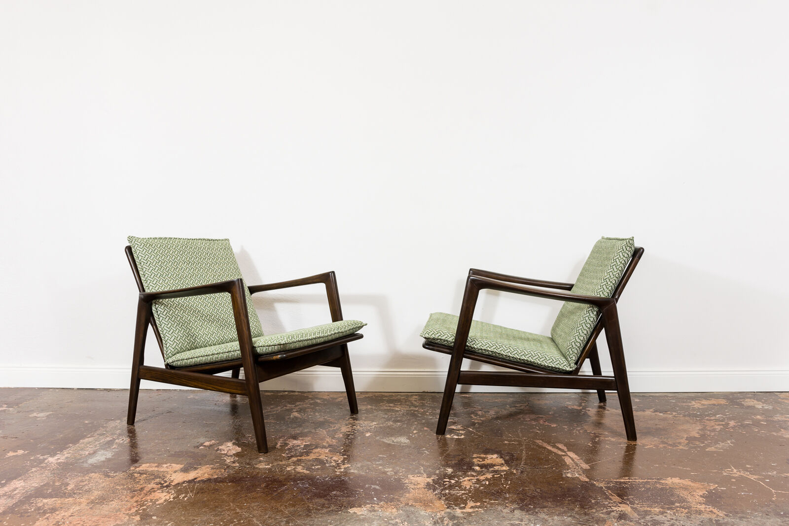 Pair of armchairs type 300 130, 1960's