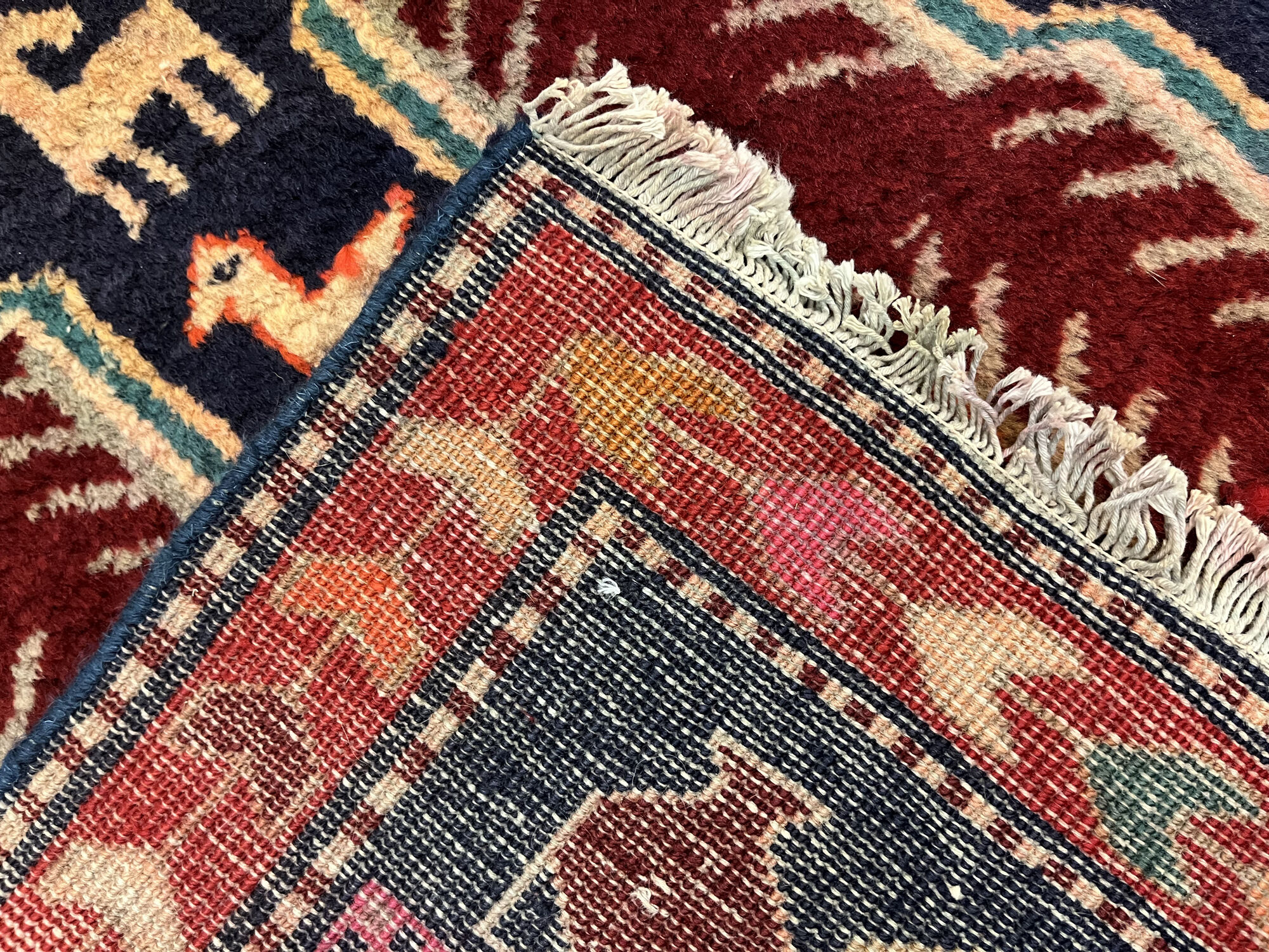 Lankaran persian runner rug handwoven traditional wool area rug - 89x285cm