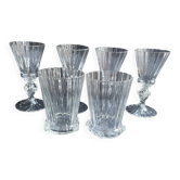 6 verres Daum service Florentin – fin XIXème