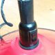 Rolly red enameled canvas pendant light 42 cm