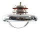 Vintage chrome pendant from the 1960s.