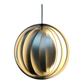 Mid-century modern moon pendant lamp from East Germany by Verner Panton for Erjoka, 1960s.