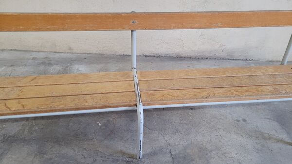 Banc d'école maternelle enfant fabrication 1950