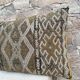 Vintage Berber cushion cover: Moroccan wool cushion, Boujad pattern