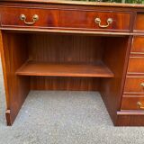 Rosjohn 1950s English Solid Mahogany Desk