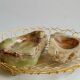 Vintage trinket bowls duo in cut stone