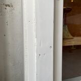 Library showcase ivory white sliding doors