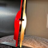 Pair of red Keplero model wall lights, design by chiaramonte