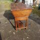Provençal bread bin in oak 19th