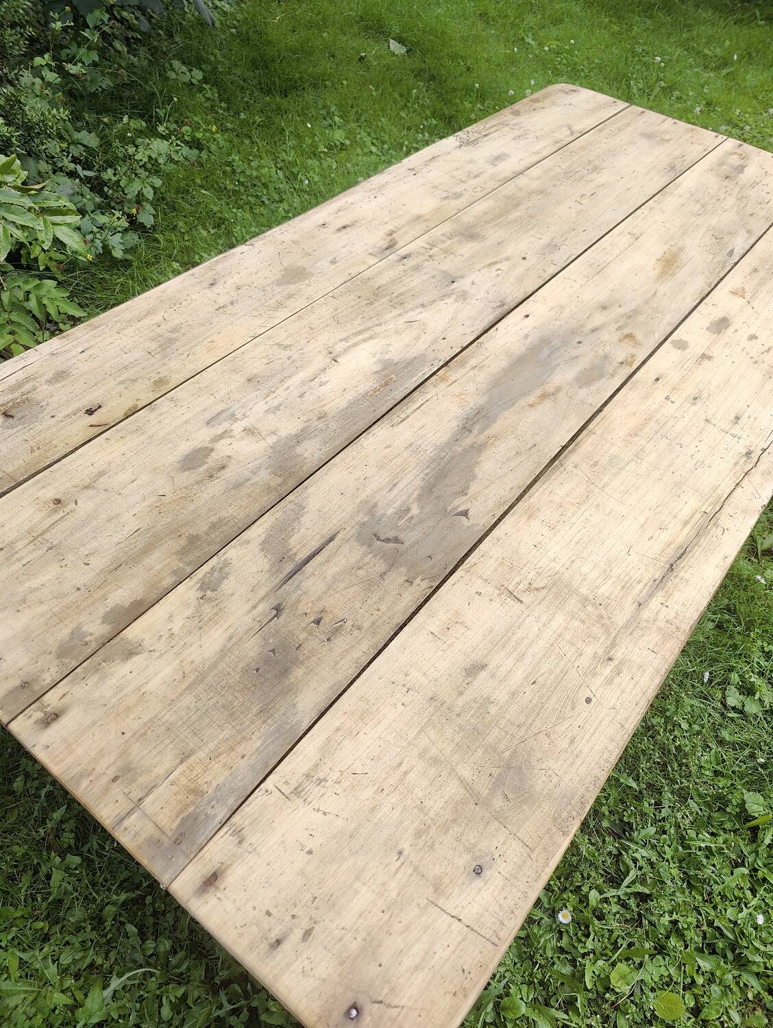 Very large old coffee table