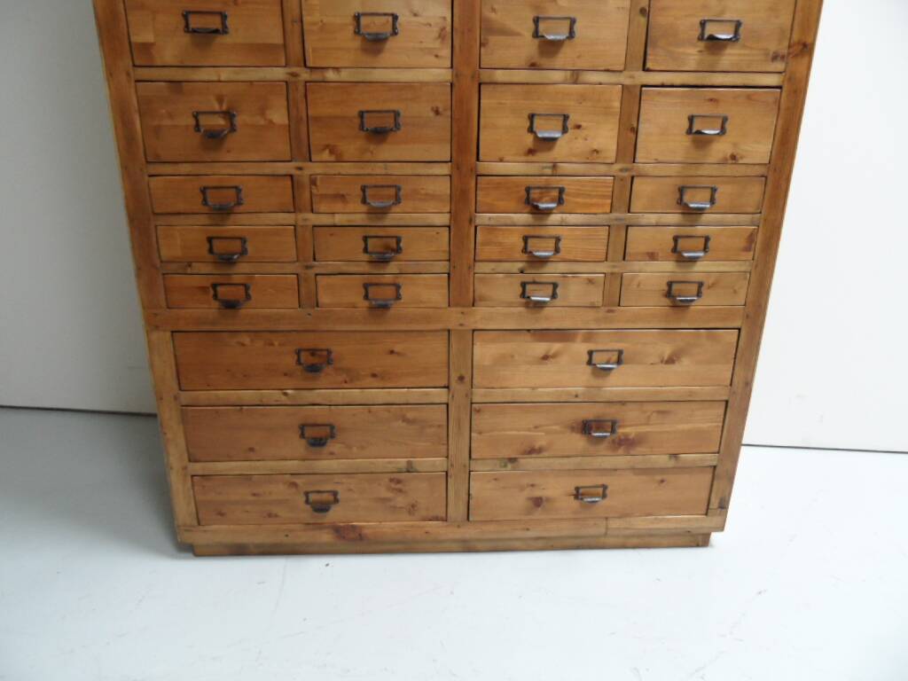 Vintage apothecary cabinet with 50 drawers
