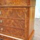 Commode secrétaire d'époque Louis Philippe en noyer du 19e siècle
