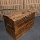 Coffre malle en bois