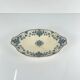 Plate model "Estrées", by U&C Sarreguemines, blue, 1900