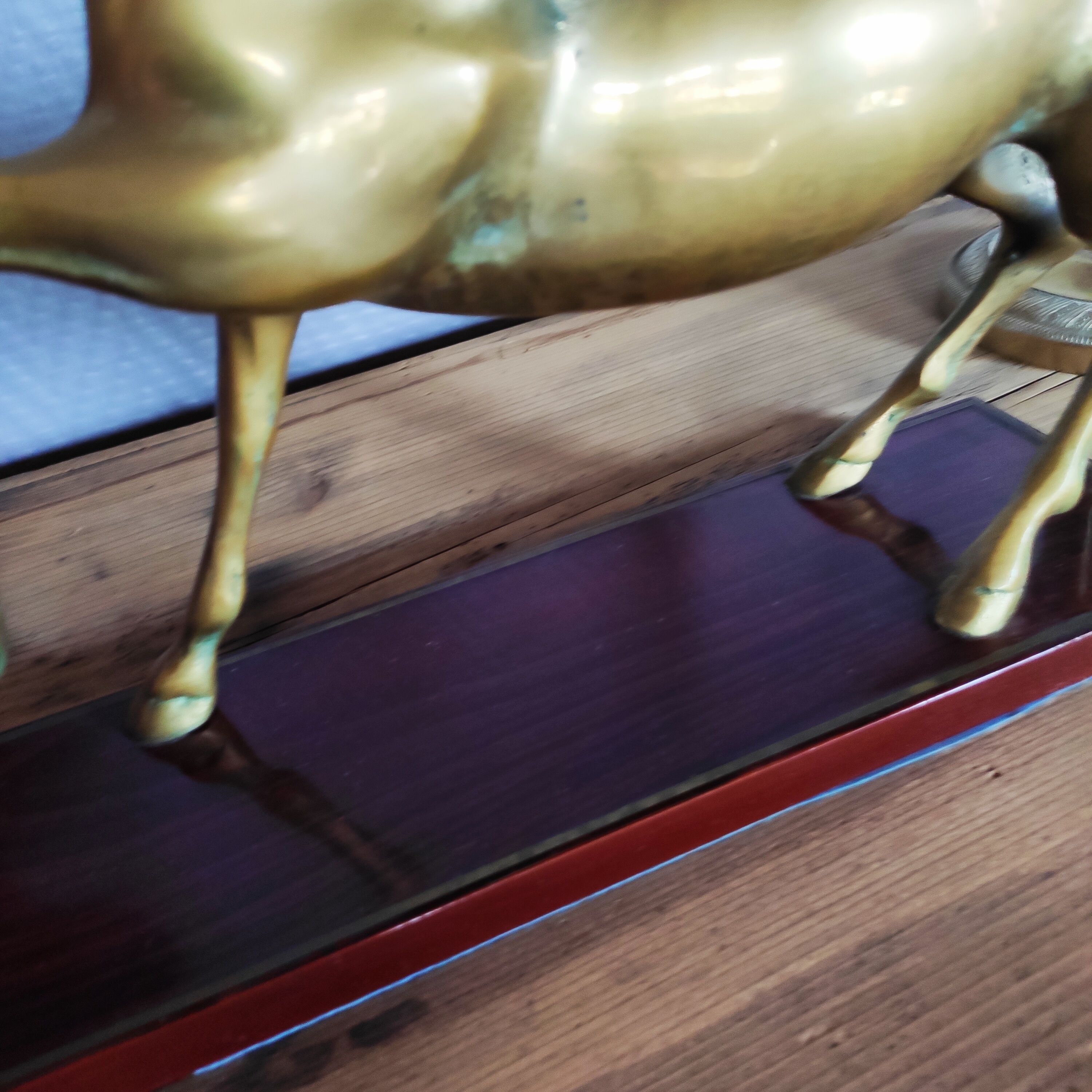 Brass horse