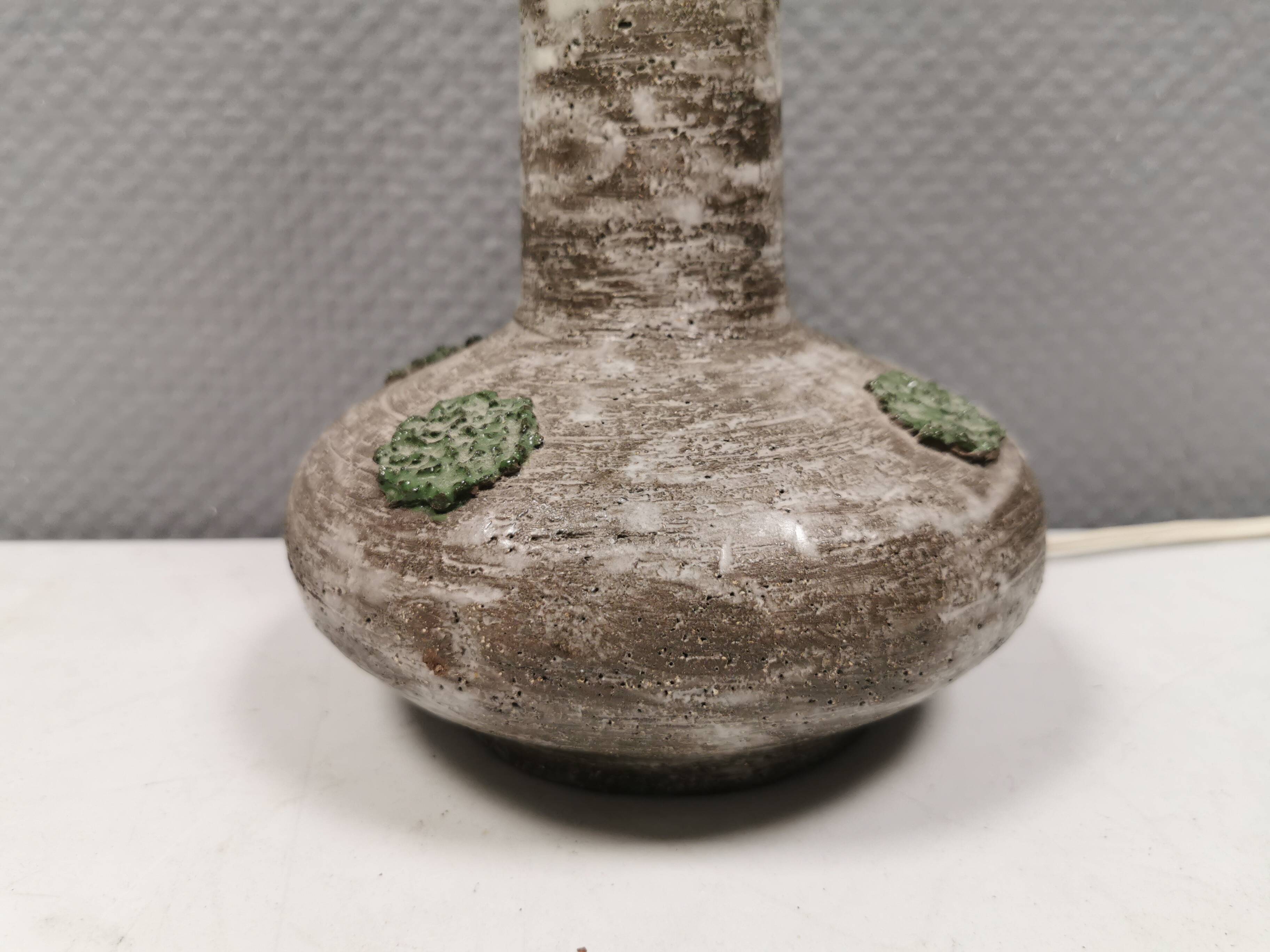 Danish ceramic table lamp from the 1970-80s.