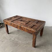 Savoyard folk art coffee table
