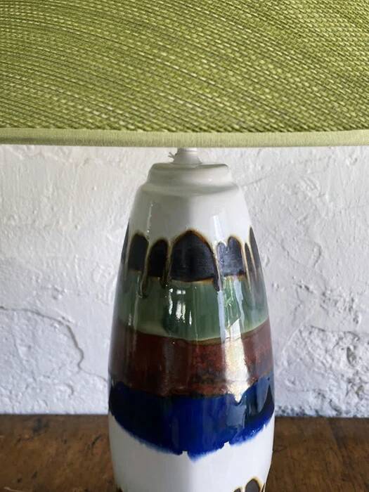 Vincent Cadeaux S.A. ceramic table lamp, France, 1990s