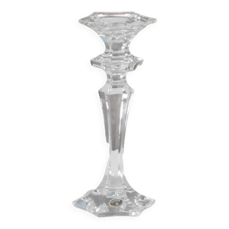 Large “bohemic crystal” candle holder