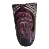 Bohemian crystal vase