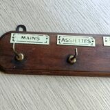 Antique tea towel holder