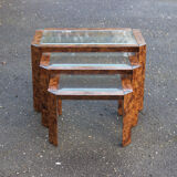Hollywood Regency pull-out tables