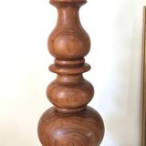 Turned wooden lamp 56cm