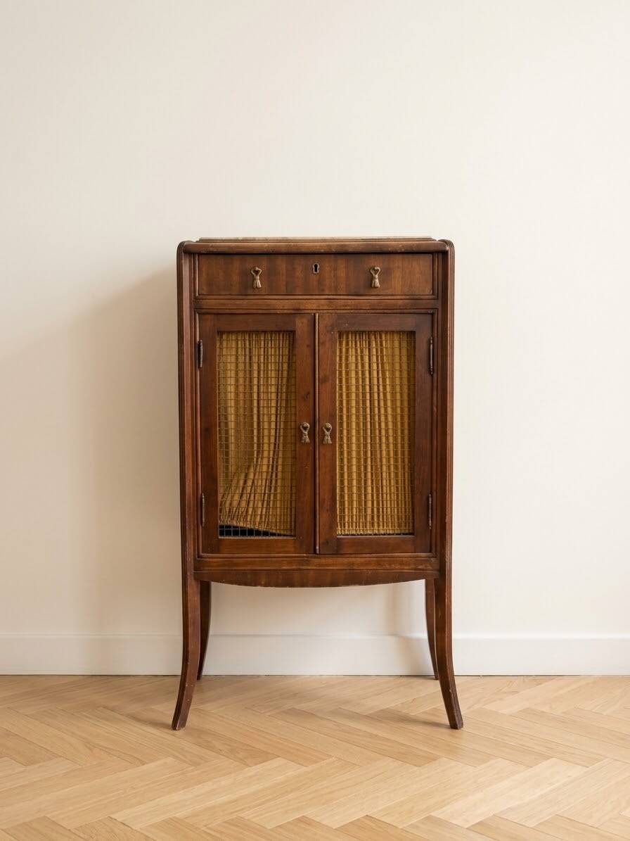 Art Deco storage furniture from the 1930s in wood