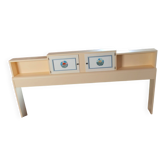 Tete de lit   etageres  decor mosaique soleils