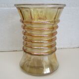 Glass art deco vase