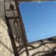 Wall coat rack Art Deco 1930 wrought iron 4 hooks and beveled mirror