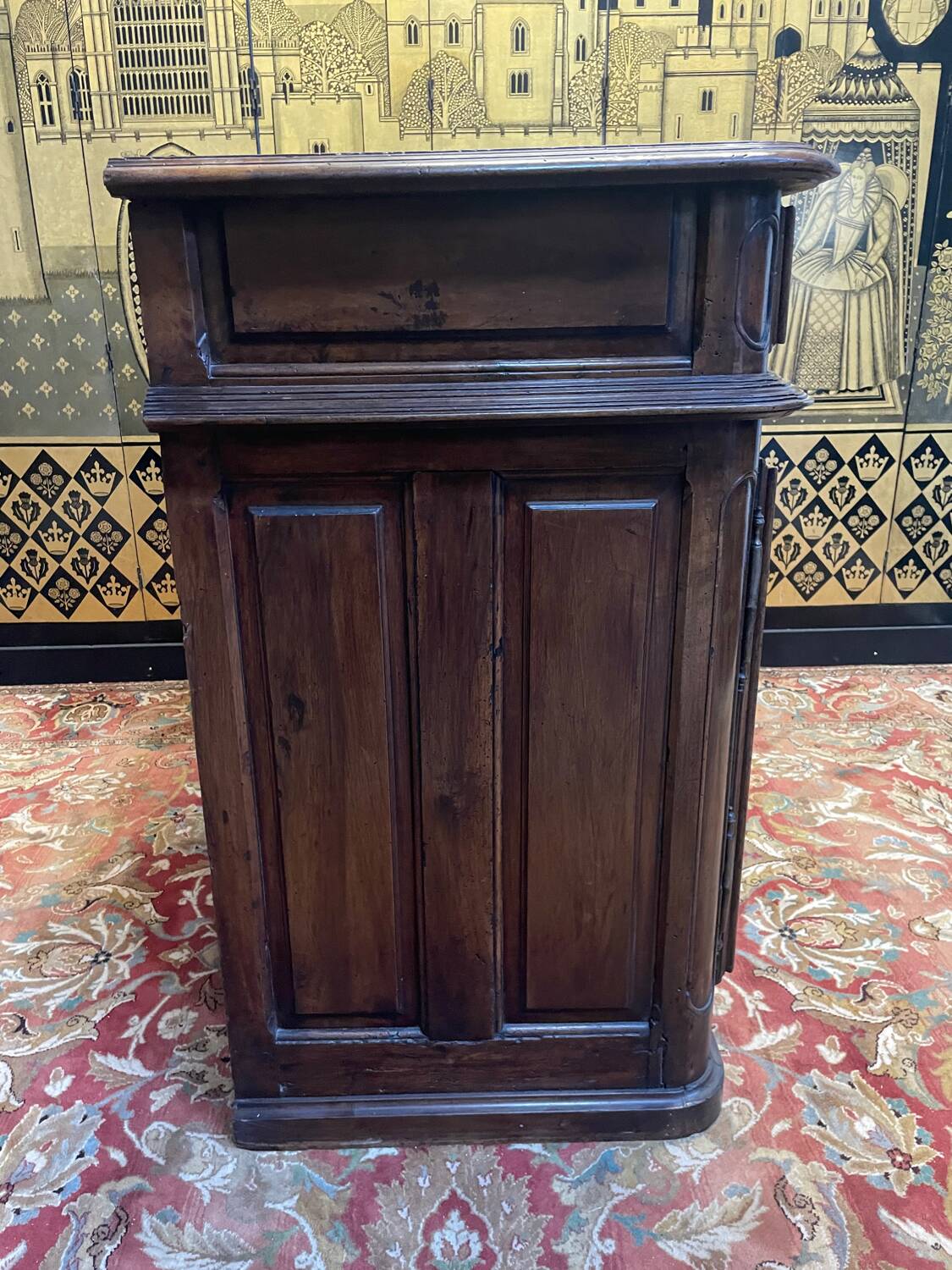 Louis XIV period hunting or wood paneling buffet