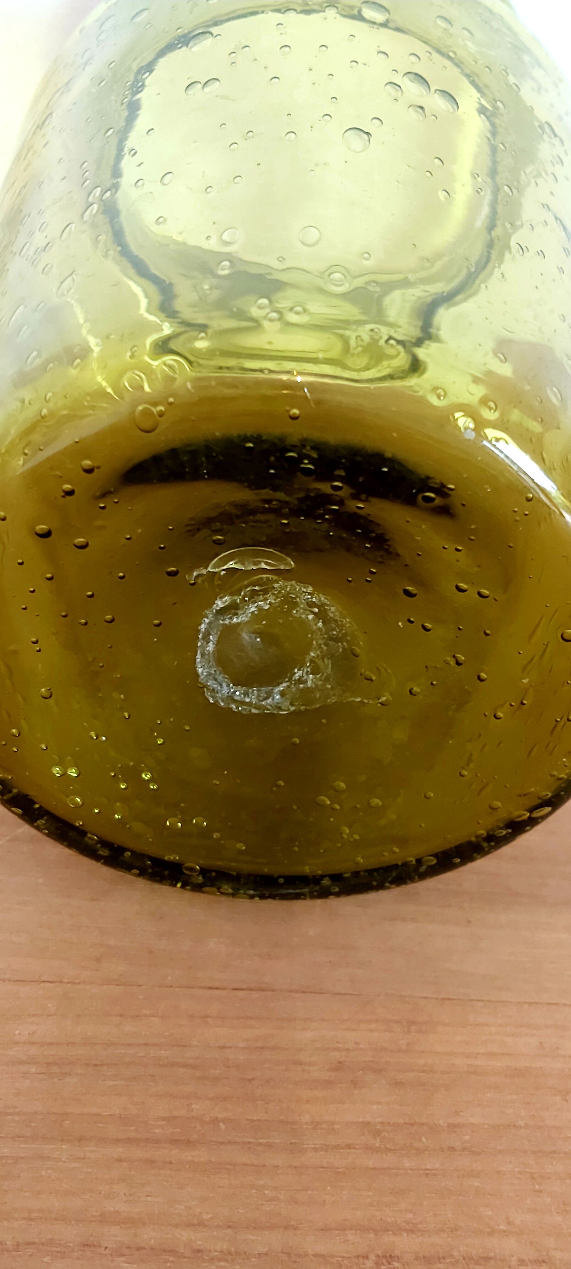 Vintage Biot glass vase