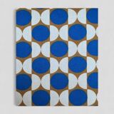 Vintage chest of drawers with compass feet, oak, original patina, 1950s