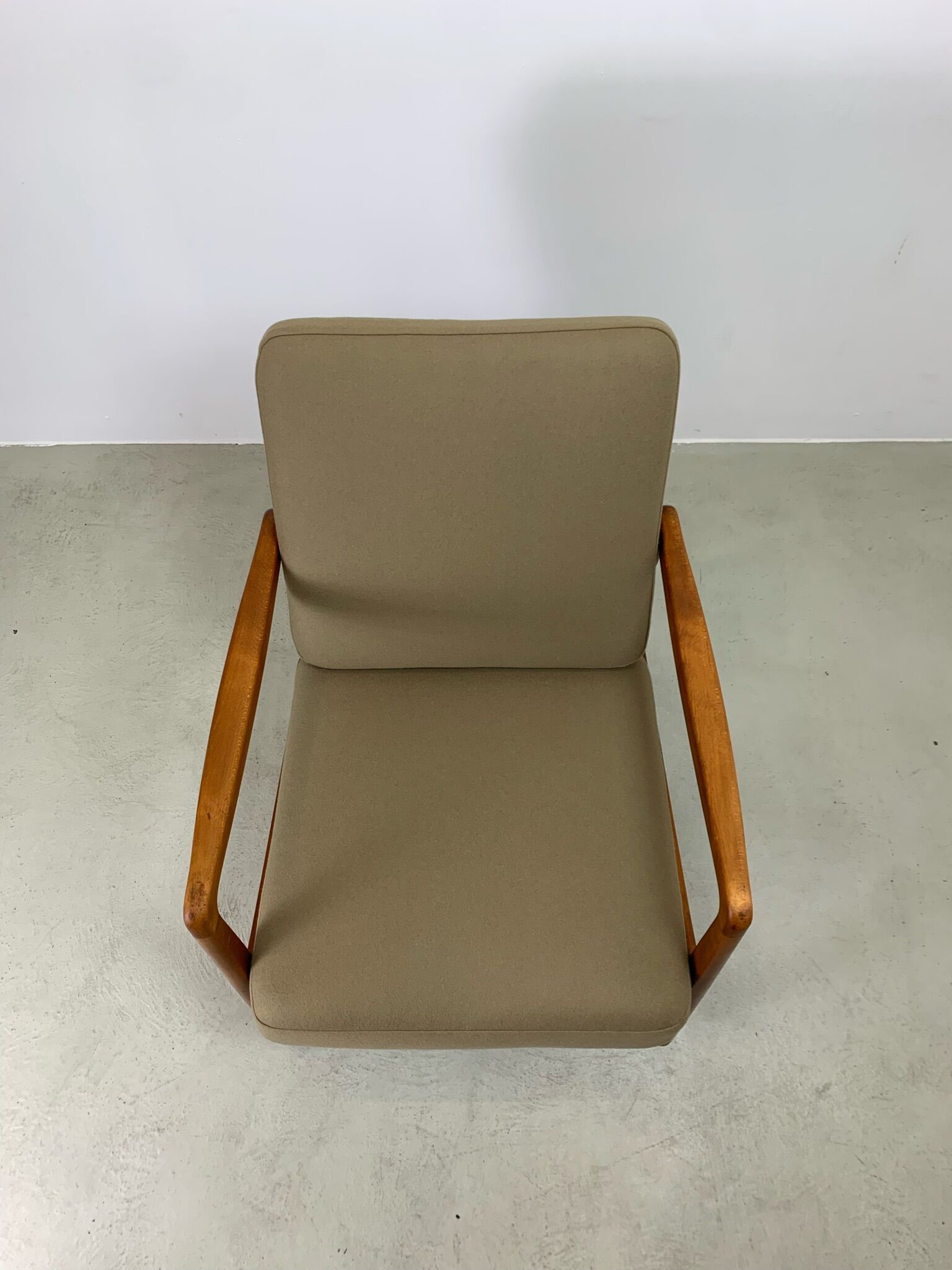 Rocking chair model 166 "senator" by Ole Wanscher for France and Daverkosen, Denmark, 1960s