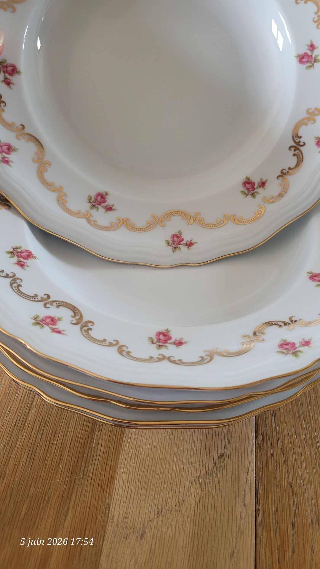 6 assiettes creuses Bavaria